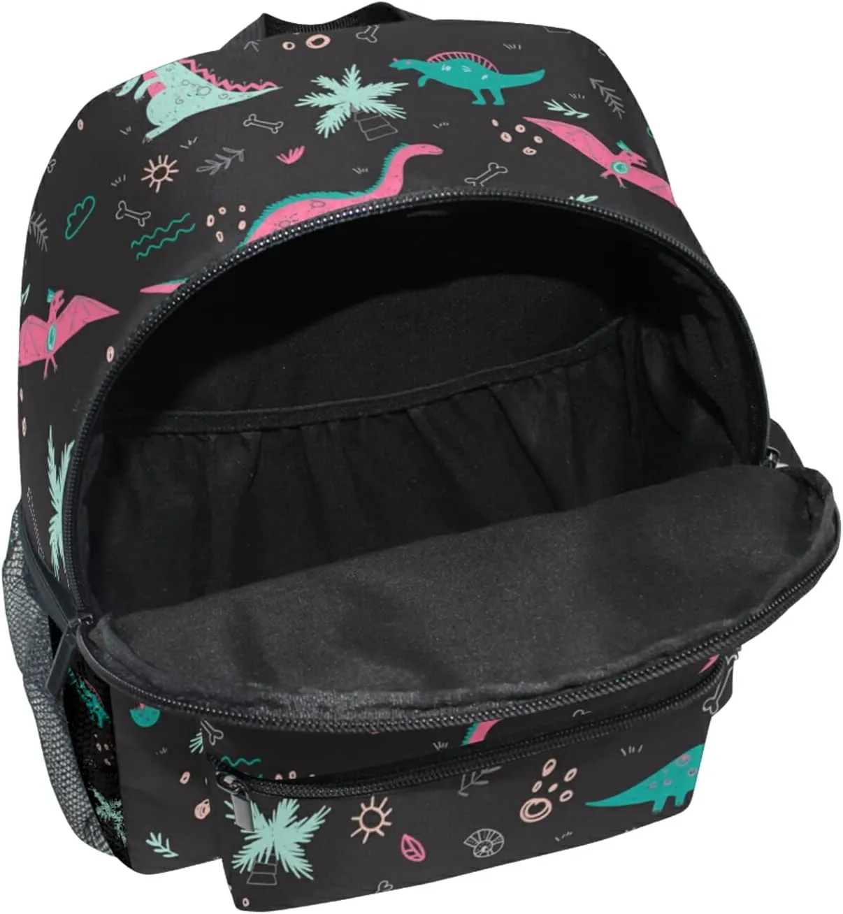 Cute Kid's Toddler Backpack Dinosaur Sun Palm Tree Schoolbag for Boys Girls,Kindergarten Children Bag Preschool Bag with Chest Clip 20210430