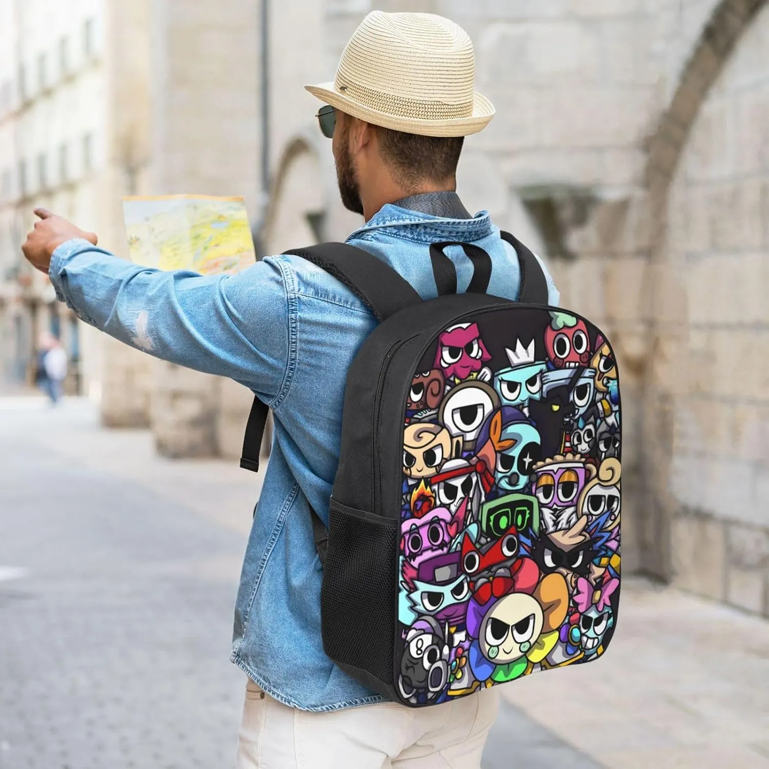 Dandys World Backpack Lightweight Laptop Backpack Cute Travel Backpacks For Unisex 17in