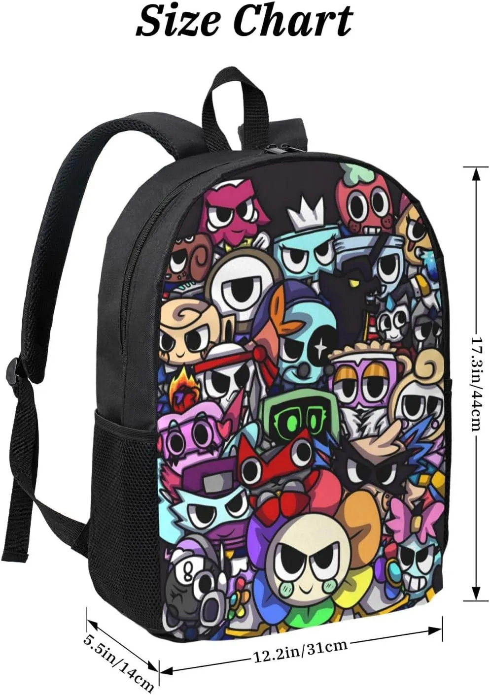 Dandys World Backpack Lightweight Laptop Backpack Cute Travel Backpacks For Unisex 17in