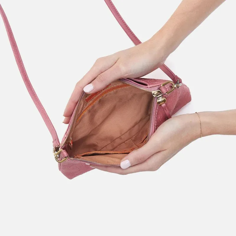 Darcy Crossbody Mauve Tooled