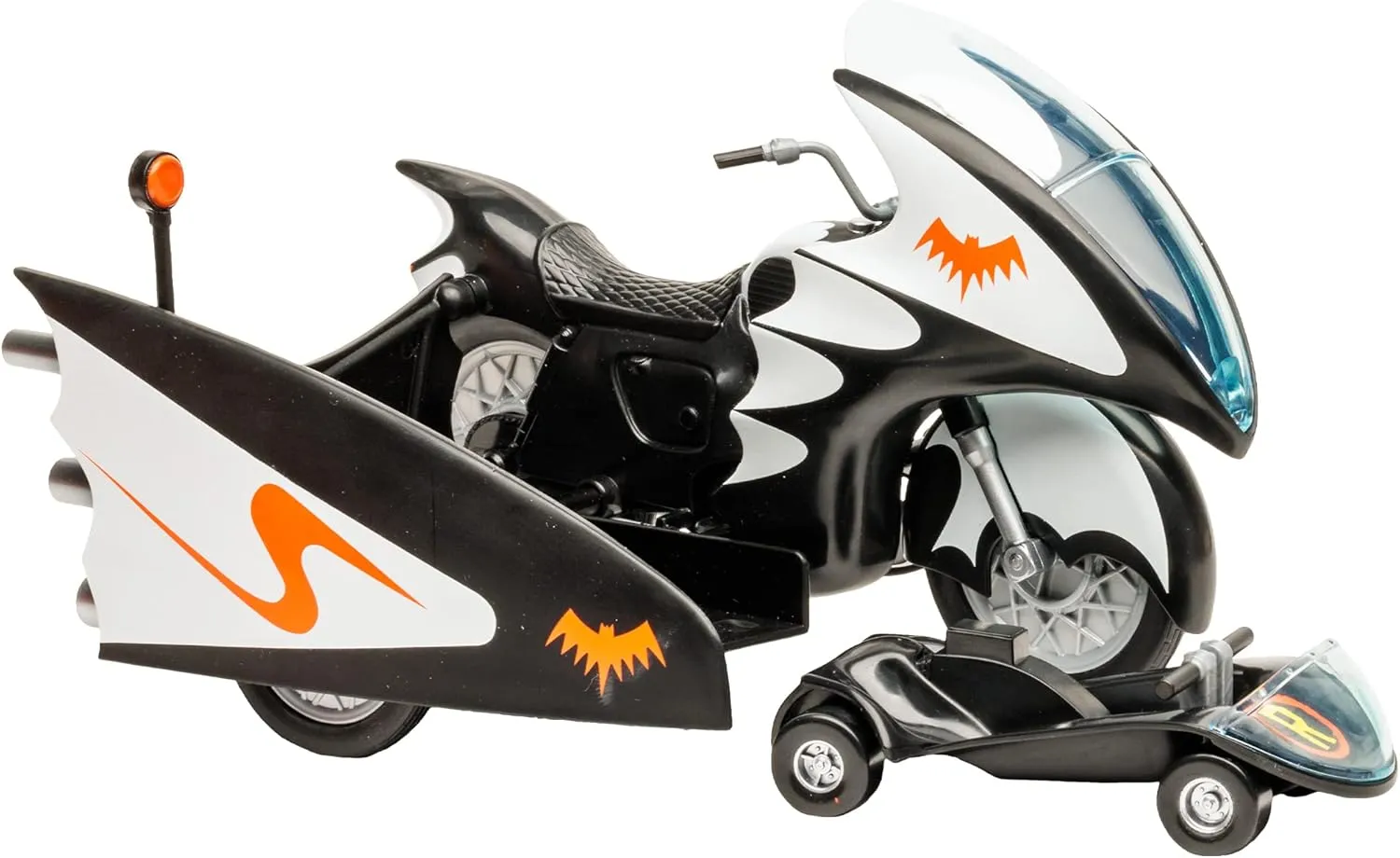DC Retro 6IN - BATCYCLE with Side CAR