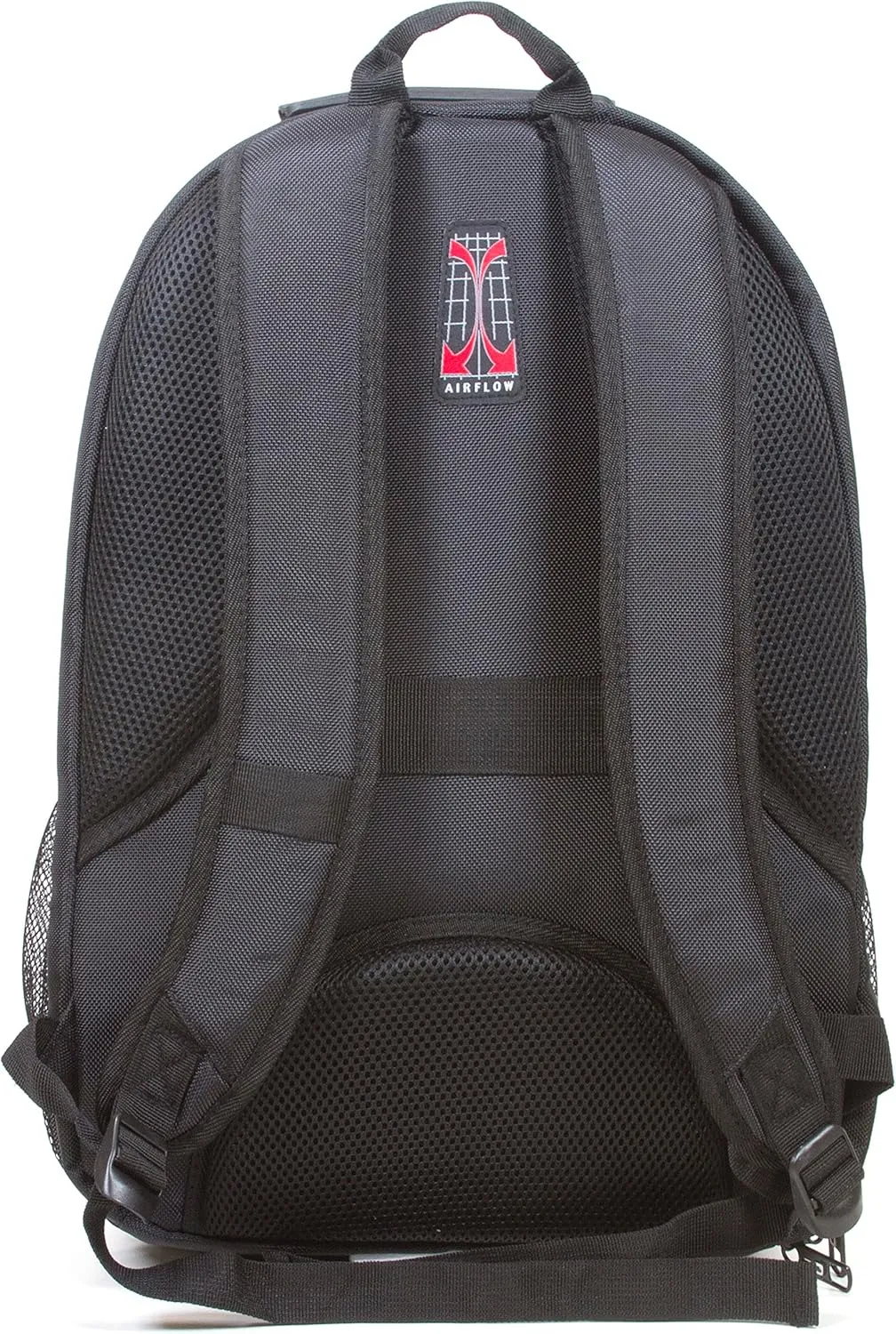 Dejuno Men's Commuter Backpack Checkpoint-Friendly Laptop Pocket, Black, 15.6-Inch