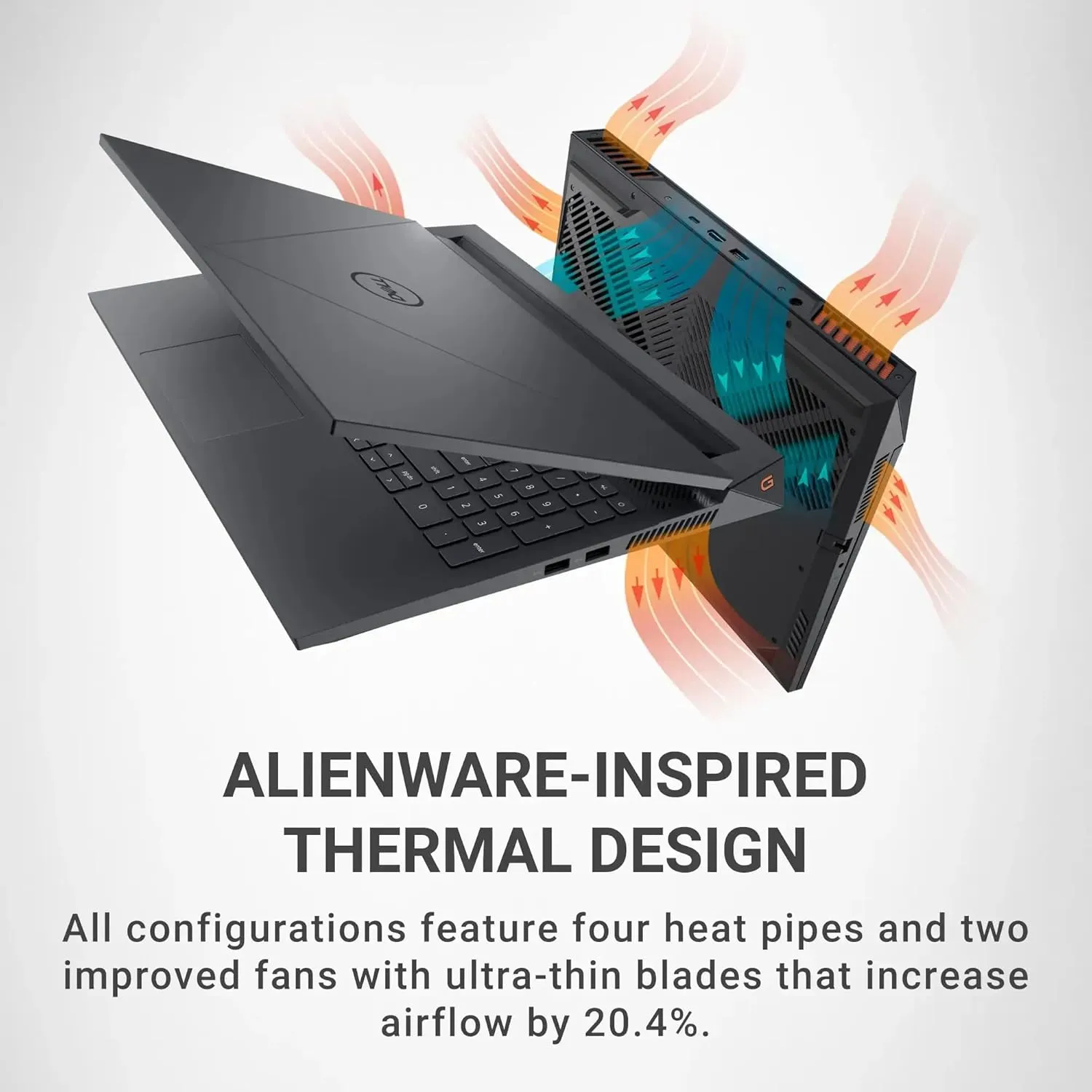 Dell G15 5530 Gaming Laptop - 15.6" FHD 120Hz Display, Intel 14-Core i7-13650HX, NVIDIA GeForce RTX 4060, 16GB DDR5, 1TB SSD, Backlit KB, Windows 11 Pro, Office Lifetime License, w/Drive