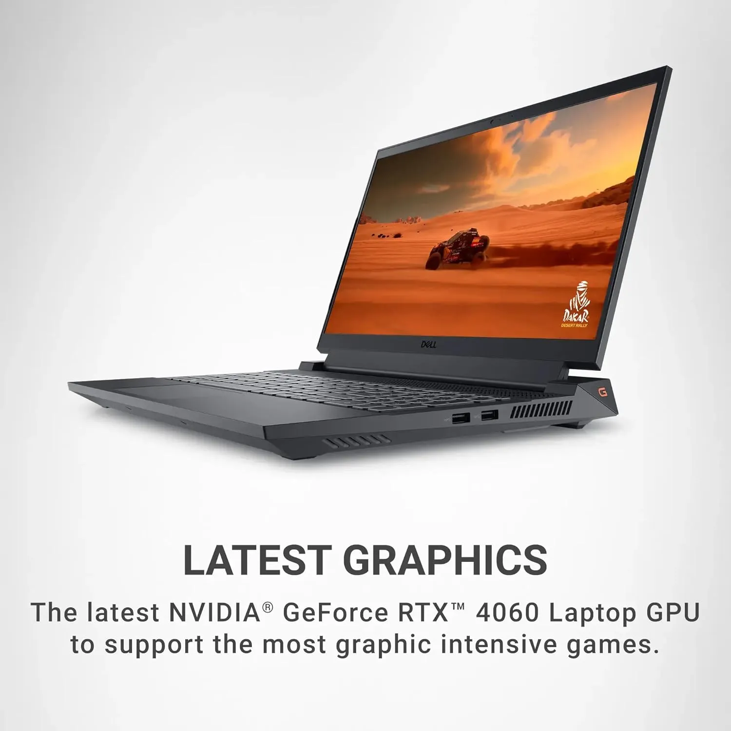 Dell G15 5530 Gaming Laptop - 15.6" FHD 120Hz Display, Intel 14-Core i7-13650HX, NVIDIA GeForce RTX 4060, 16GB DDR5, 1TB SSD, Backlit KB, Windows 11 Pro, Office Lifetime License, w/Drive