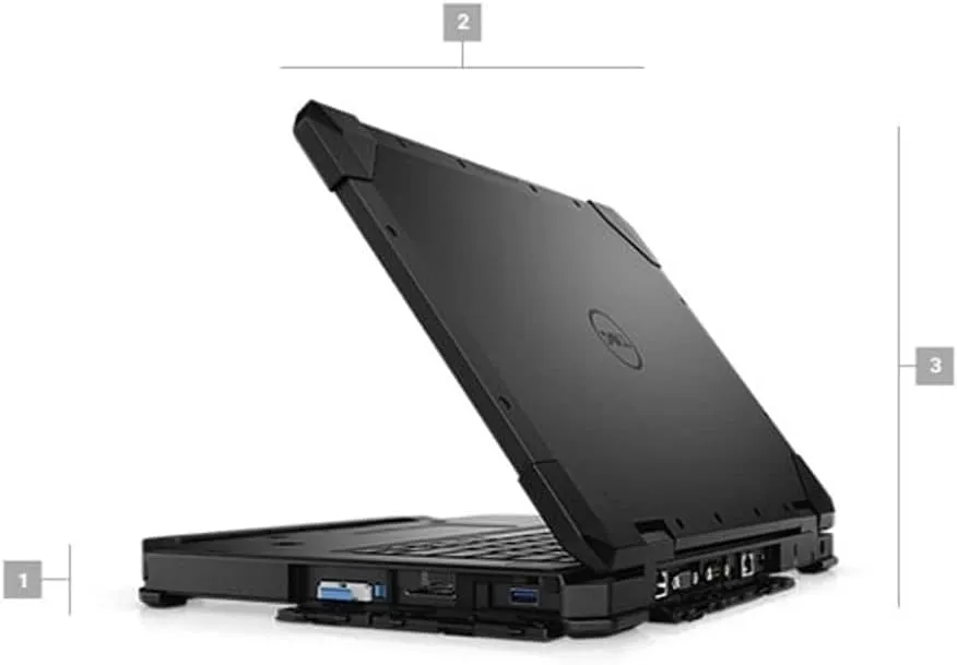 Dell Latitude Rugged 5420 Laptop Touch | 14" 1920x1080 FHD | Core i5-8350U - 512GB SSD Hard Drive - 32GB RAM | 4 cores @ 3.6 GHz Win 11 Pro Black (Renewed)