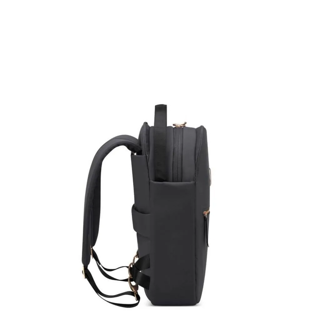 Delsey Securstyle 13.3” Laptop Backpack - Black