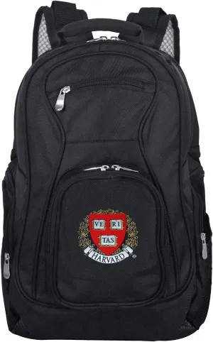 Denco Harvard University Crimson Laptop Backpack- Fits Most 17 Inch Laptops and Tablets - Ideal for Work, Travel, School, College, and Commuting