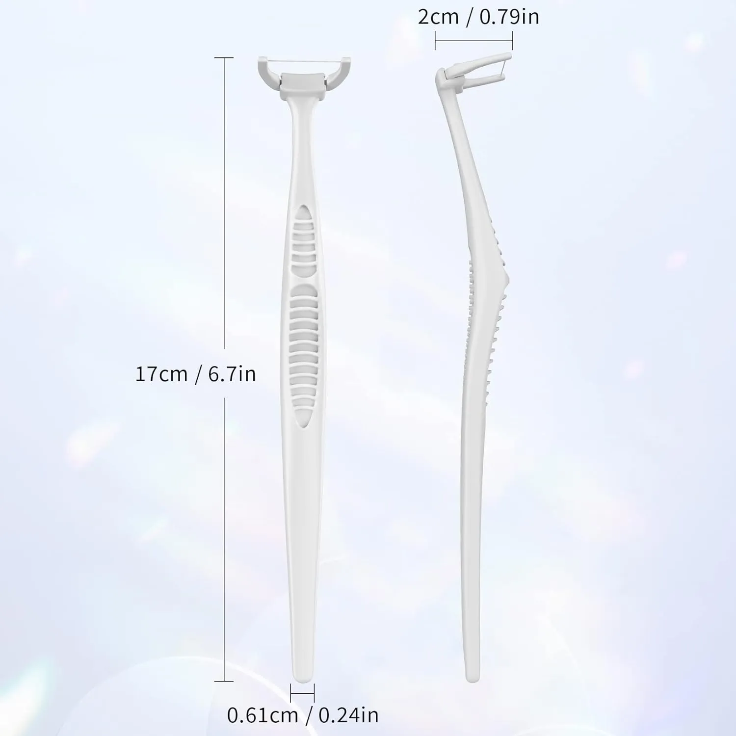 Dental Floss Picks, Clean Dental Flossers Kit with 3 Handles and 360 Extra Strength Refills