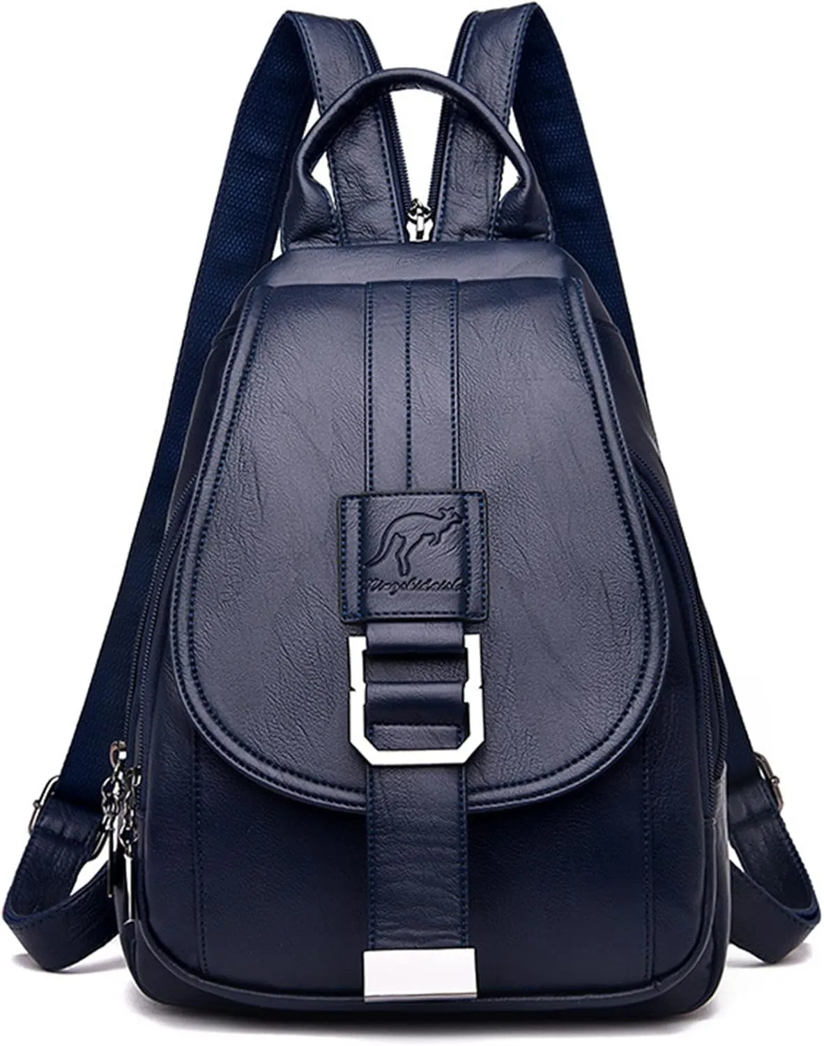 DevilAngel Soft Genuine Leather Backpack for Women,Large Capacity Satchel Shoulder Handbags for Shopping Trip