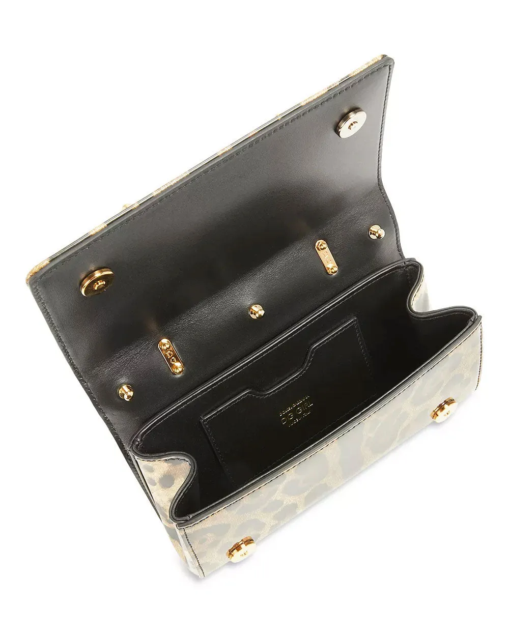 DG Girls Top Handle Bag in Leopard