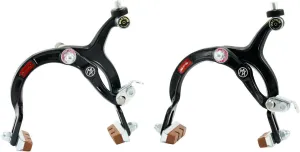 DIA-COMPE MX1000 Side Pull Caliper Brake Set (F R) for Old School BMX, Black, DP2506-FR