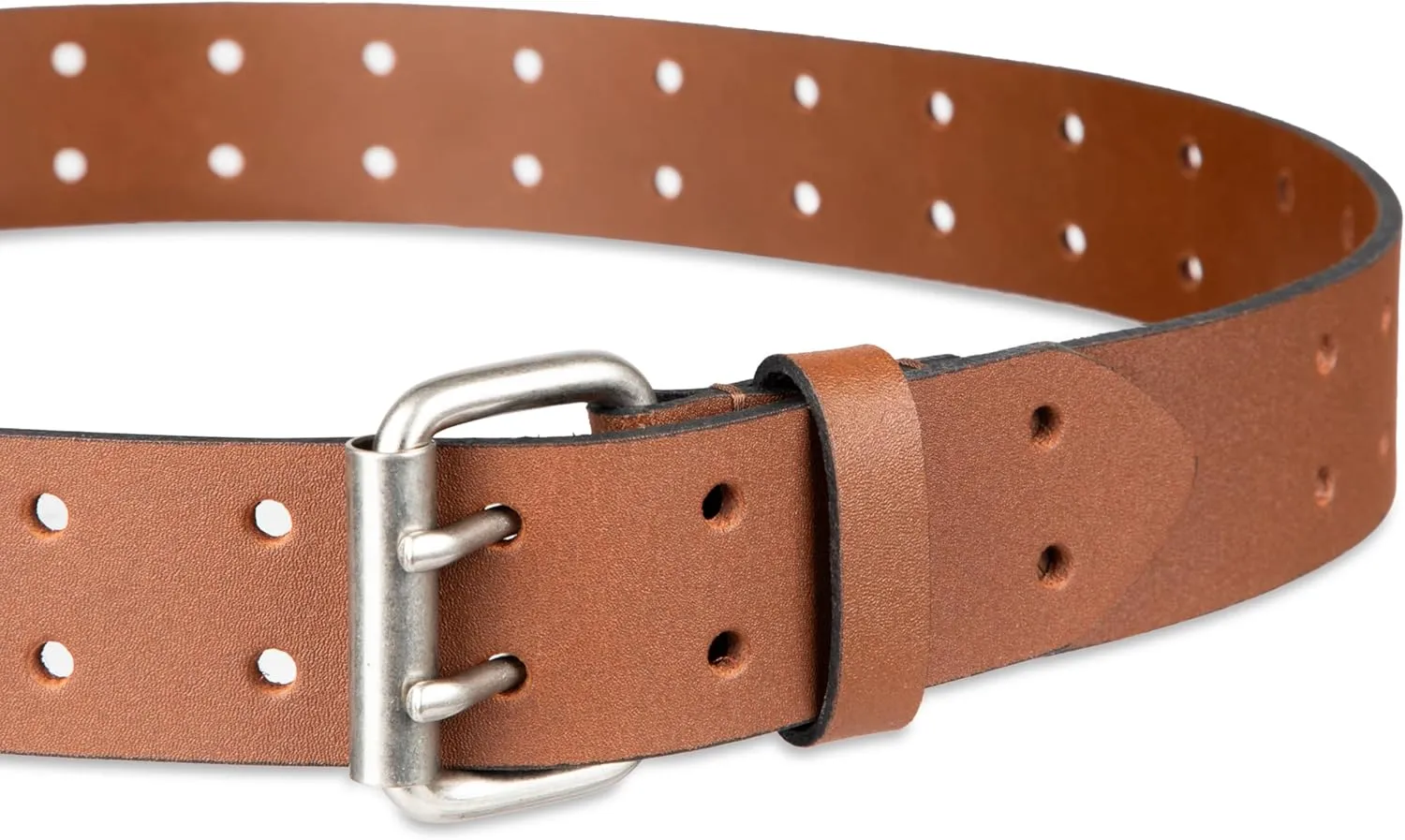 Dickies Men's Leather Double Prong Belt