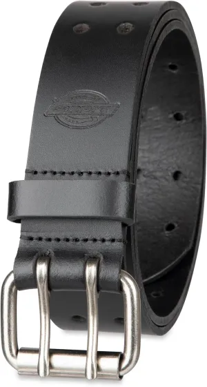 Dickies Men's Leather Double Prong Belt