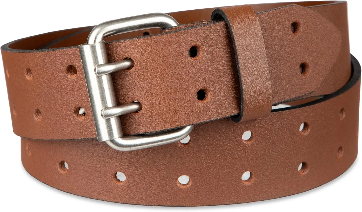 Dickies Men's Leather Double Prong Belt