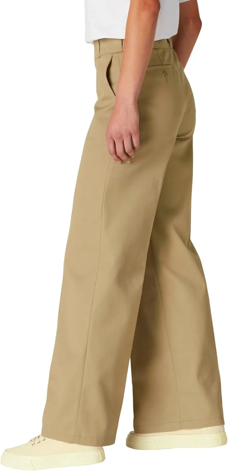 Dickies Womens Regular Fit Wide Leg Work Pants