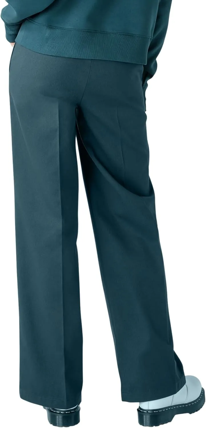 Dickies Womens Regular Fit Wide Leg Work Pants