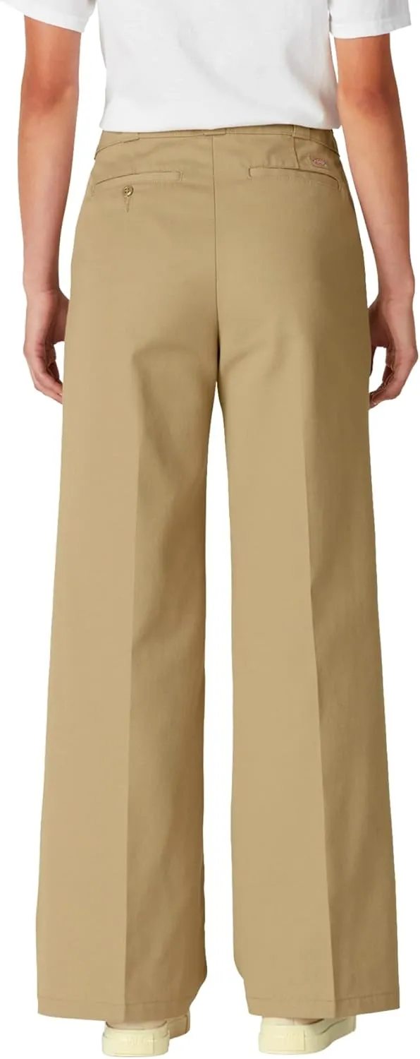 Dickies Womens Regular Fit Wide Leg Work Pants