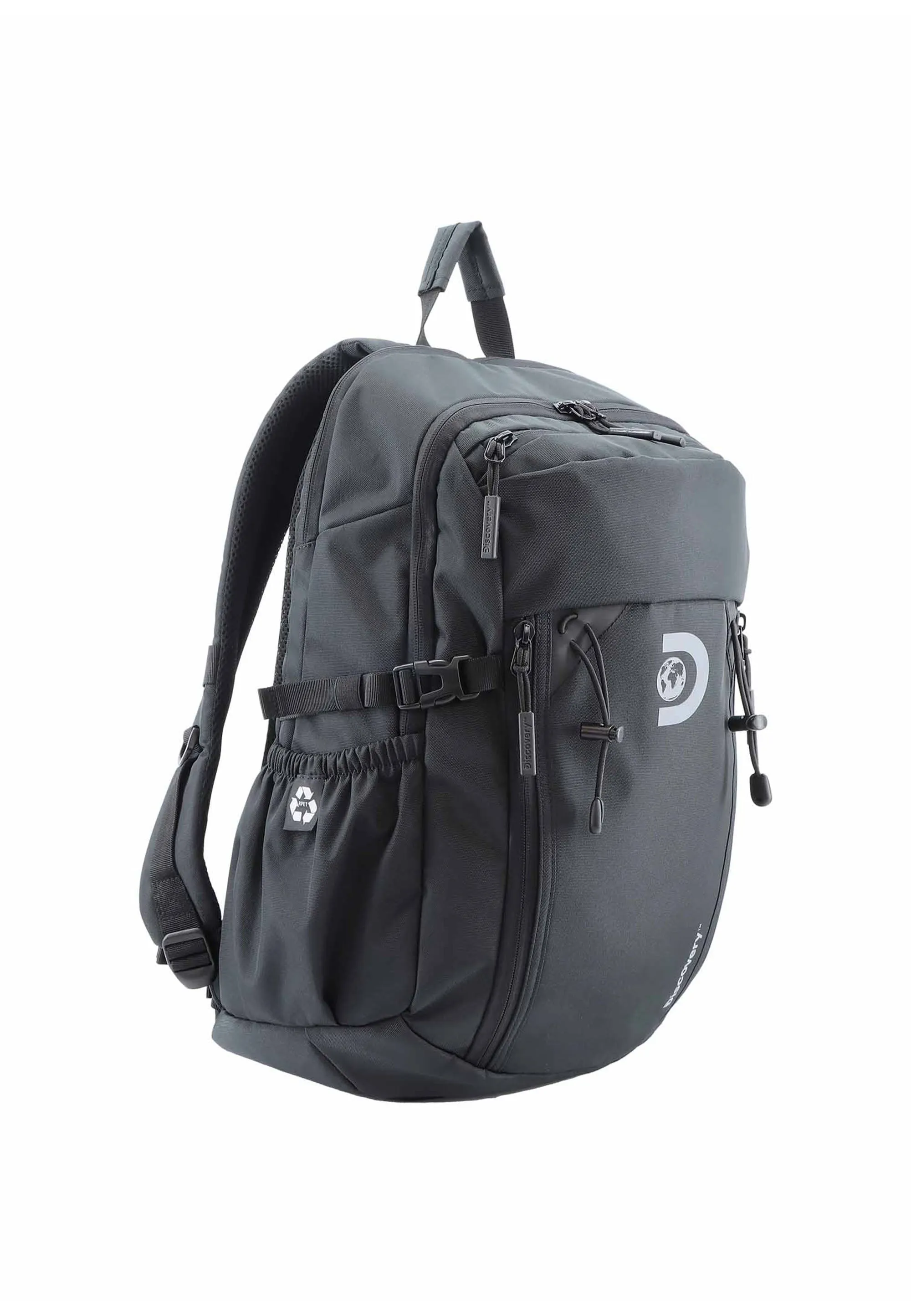 Discovery Metropolis Laptop Backpack  / School Backpack -D00213 Black