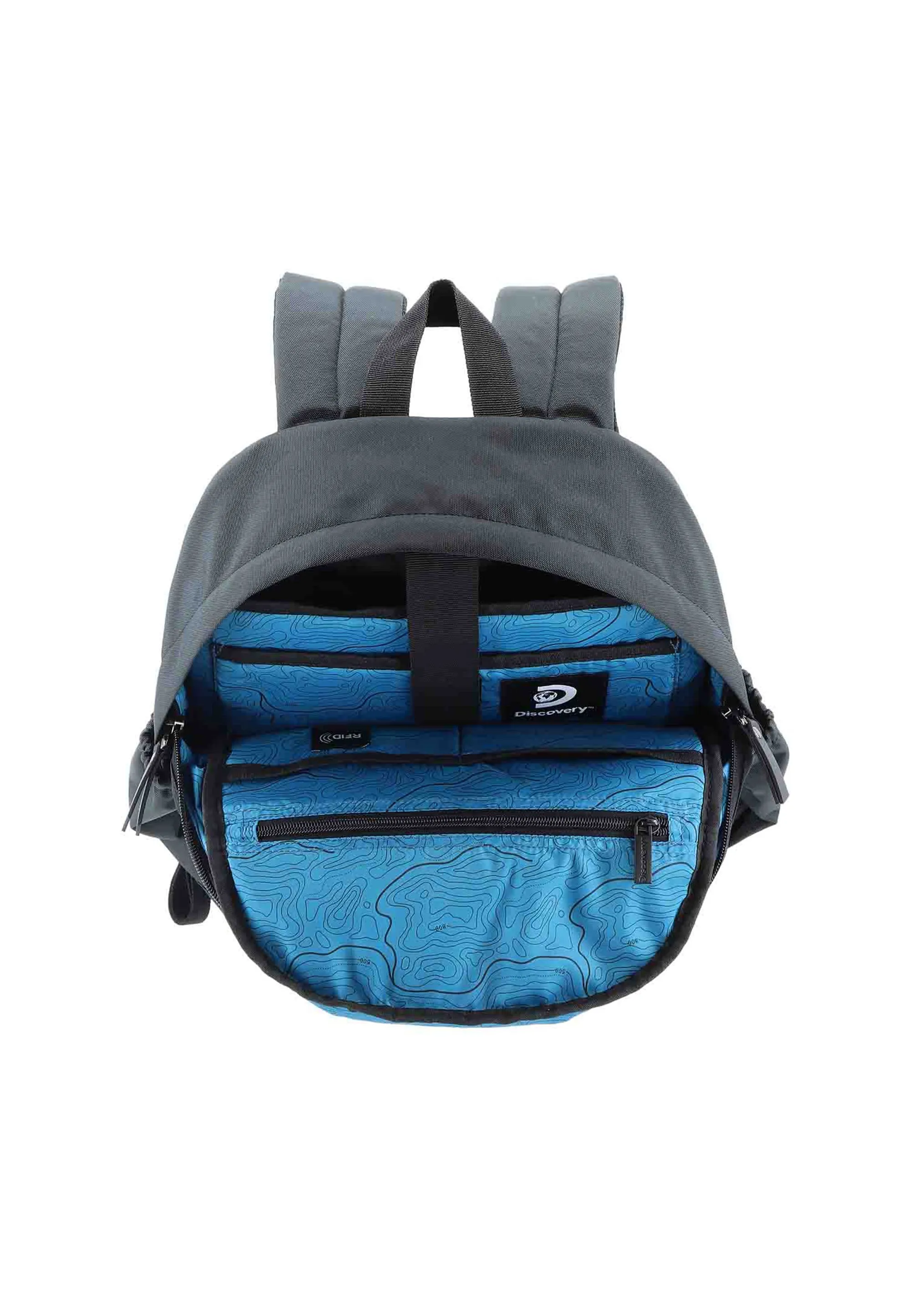 Discovery Metropolis Laptop Backpack  / School Backpack -D00213 Black