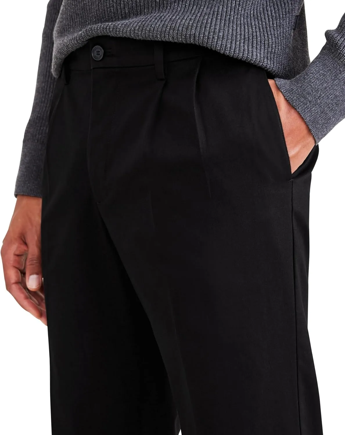 DOCKERS Mens Classic Fit Signature Iron Free Khaki With Stain Defender Pants - Pleated (Regular and Big & Tall)