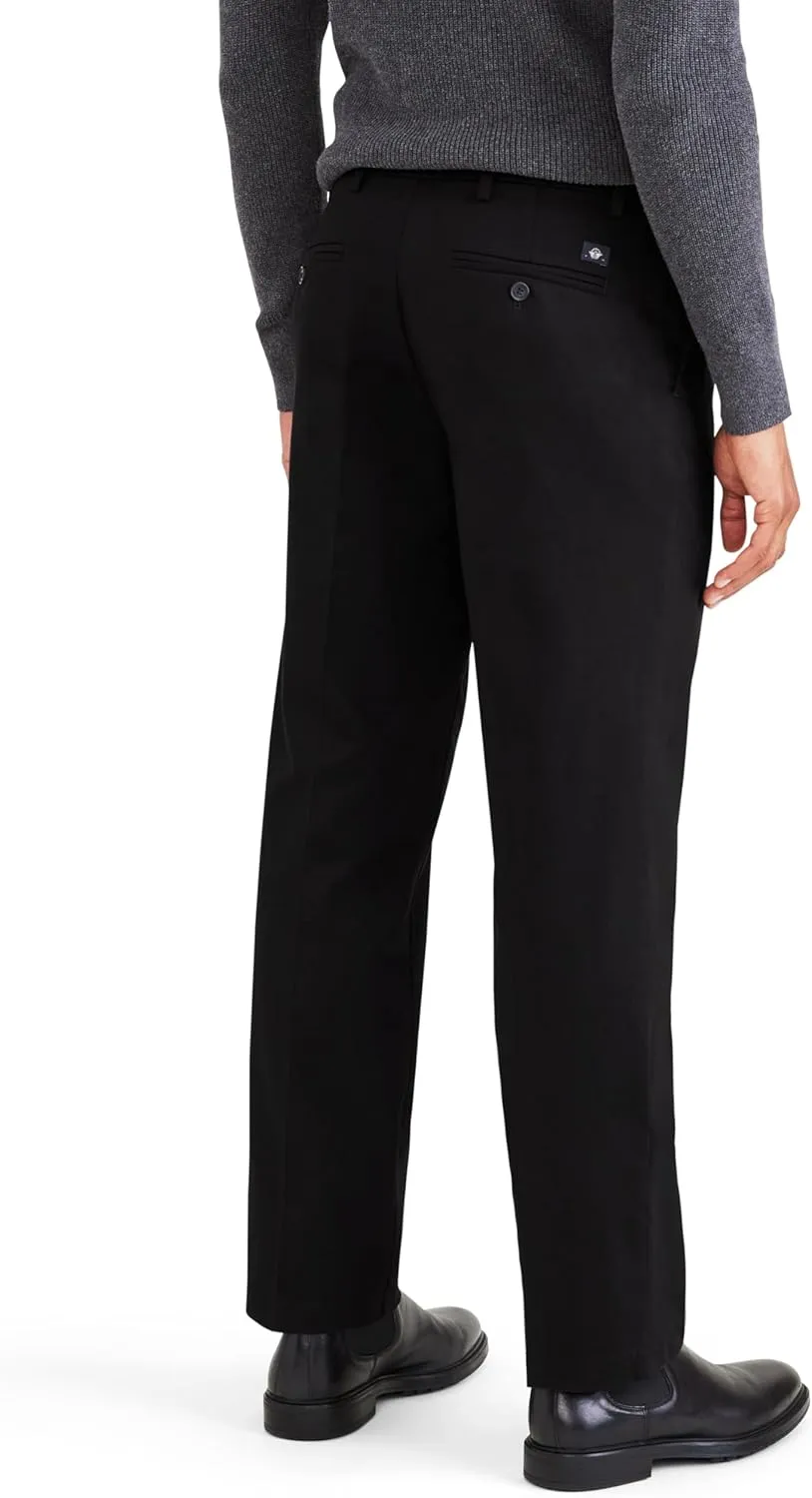 DOCKERS Mens Classic Fit Signature Iron Free Khaki With Stain Defender Pants - Pleated (Regular and Big & Tall)