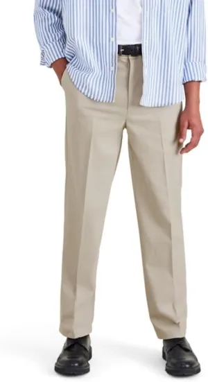 DOCKERS Mens Relaxed Fit Signature Iron Free Khaki With Stain Defender Pants