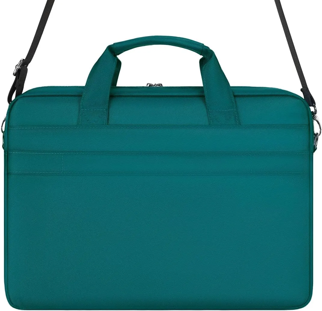 DOMISO 14 inch Laptop Bag Business Briefcase Water-resistant Notebook Messenger Shoulder Bag for 14" MacBook Pro/HP Stream 14 Chromebook 14/IdeaPad ThinkPad/ASUS ZenBook/Dell Inspiron,Turquoise