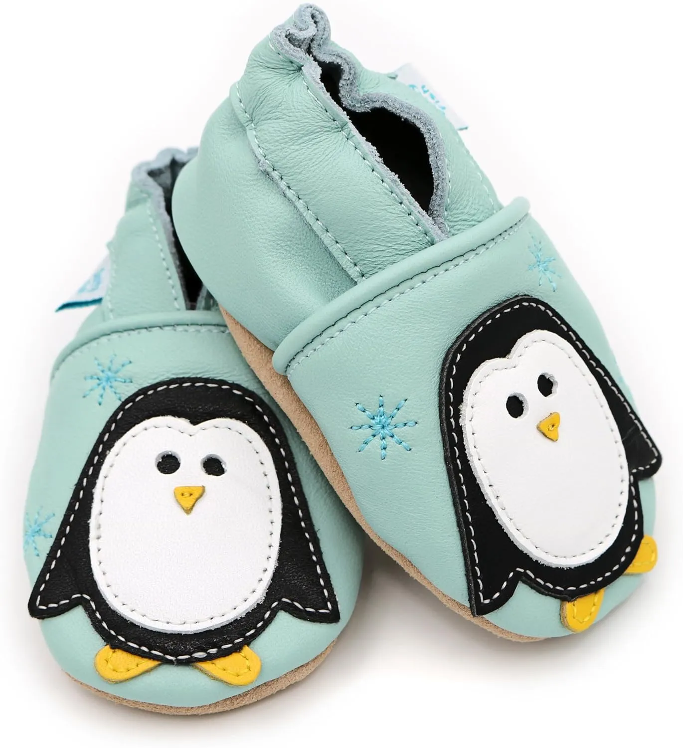 Dotty Fish Girls Infant and Toddler Shoes – Barefoot-Friendly, Non-Slip Suede Sole, Podiatrist Recommended, Breathable Baby-Safe Leather, British Brand – Fits 0–4 Years