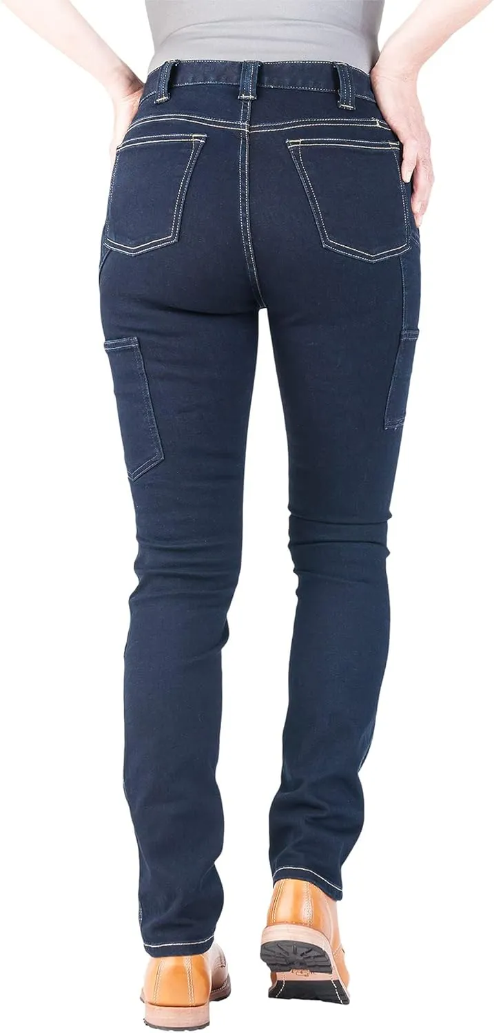 Dovetail Workwear Maven Slim Cargo Pants for Women, Slim Leg Fit, 10 Functional Pockets