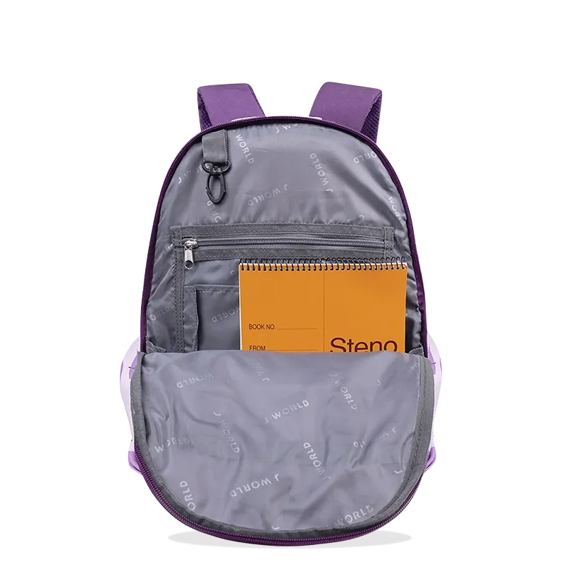 Duet Kids Backpack & Detachable Lunch Box Set in Mr Eggplant