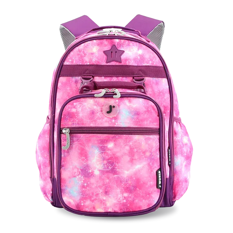 Duet Kids Backpack & Detachable Lunch Box Set in Purple Galaxy
