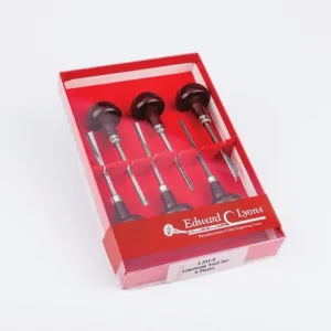 E.C. Lyons Lino Cutting Set (Mushroom Handles)
