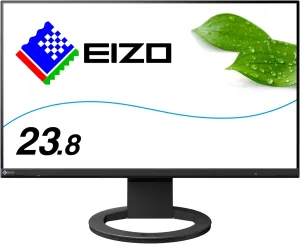 EIZO FlexScan EV2490-BK (23.8-inch monitor, 1920 x 1080, USB Type-C compatible, Daisy Chain Function, Anti-Glare IPS, Eye Reduction, Black/The warranty is valid only in Japan)