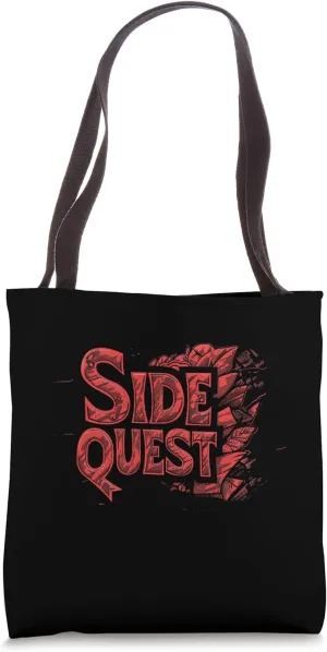 Enjoy the Side Quest Statement with a Creative Costume Tote Bag