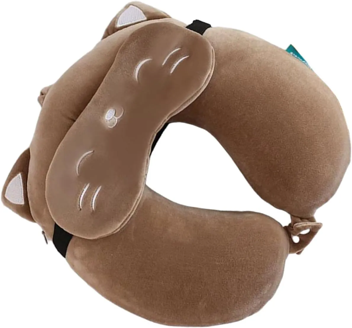 ERINGOGO Travel Neck Pillow for Adults Soft Memory Cervical Cushion Portable Support for Airplanes and Office Use Lightweight and Napping Supplies Design
