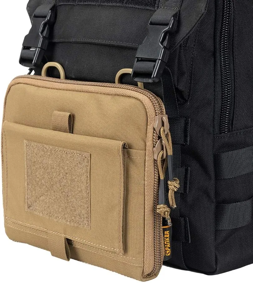 EXCELLENT ELITE SPANKER Tactical Molle Admin Pouch EDC EMT Utility Tool Bag Military Waist Organizer Pouches