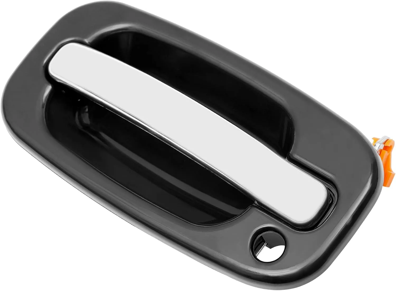 Exterior Door Handles, Compatible with 1999-2007 Chevy Silverado Suburban Tahoe Avalanche, GMC Sierra Yukon, Escalade, Chrome Lever, Front Left Driver & Right Passenger | 15034985, 15182406