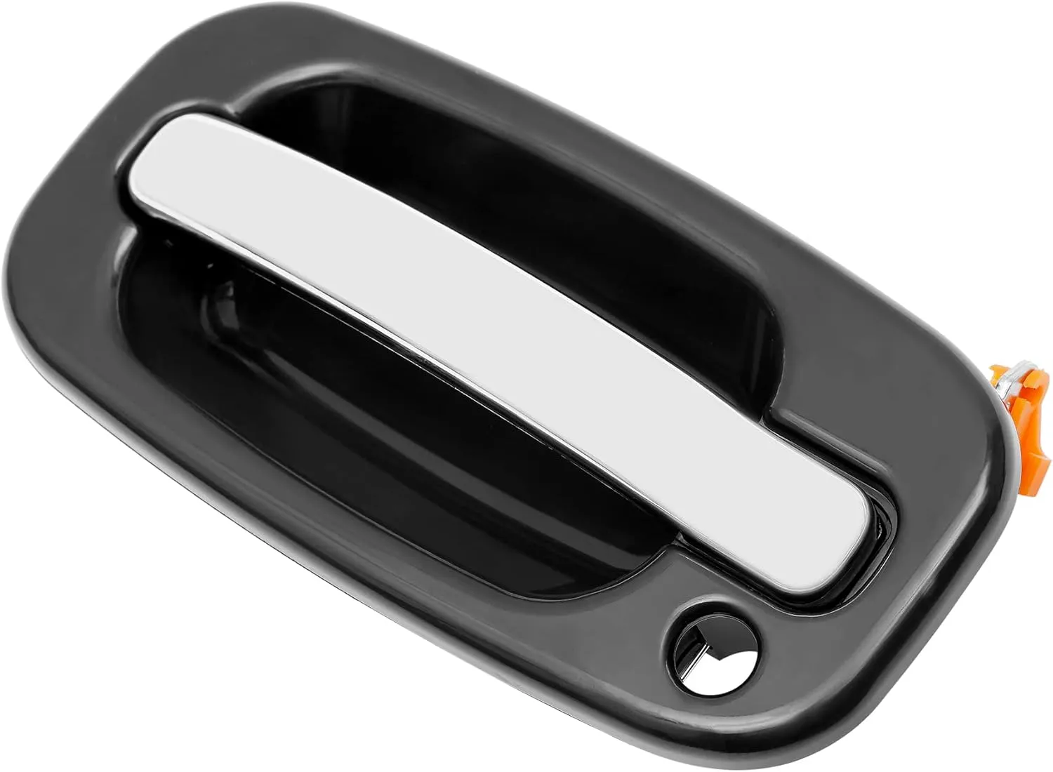 Exterior Door Handles Set, Compatible with 1999-2007 Chevy Silverado Suburban Tahoe Avalanche, GMC Sierra Yukon, Cadillac Escalade, Chrome Lever, Front & Rear & Left & Right Side | 15034985, 15034986