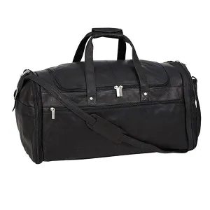 Extra Large Duffel Bag in Colombian Leather, great for golfing excursions