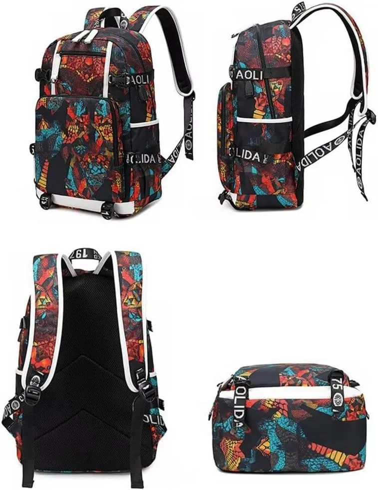 FANwenfeng Basketball Player 30 Luminous Backpack Travel Backpack Fans Bag for Men Women (Style 11)
