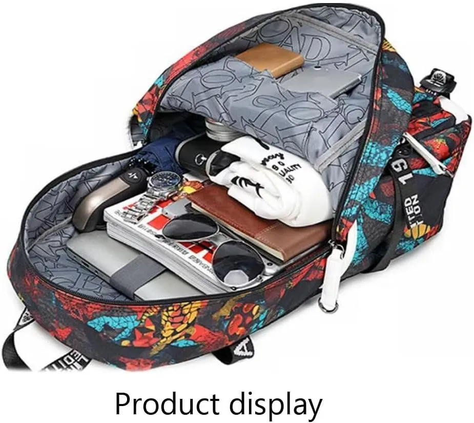 FANwenfeng Basketball Player 30 Luminous Backpack Travel Backpack Fans Bag for Men Women (Style 11)