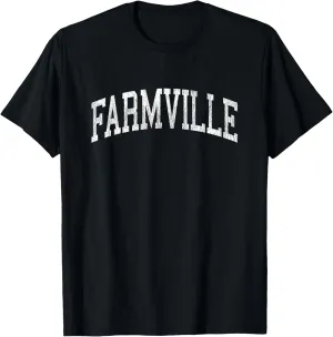 Farmville Virginia VA Vintage Athletic Sports Design T-Shirt