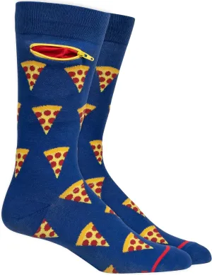 Fashion Print Crew Socks for Men & Women - Anti Theft Novelty Dress Socks w/Hidden Zipper Pocket
