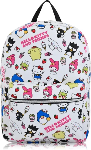 Fast Forward Sanrio Hello Kitty Backpack for Women, Men, Unisex | Cute PU Leather Large Hello Kitty and Friends Backpack Purse Shoulder Purse | Hello Kitty Bag and Hello Kitty Accessories, C6PF12ZA