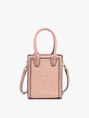Fauna Straw Satchel/Crossbody