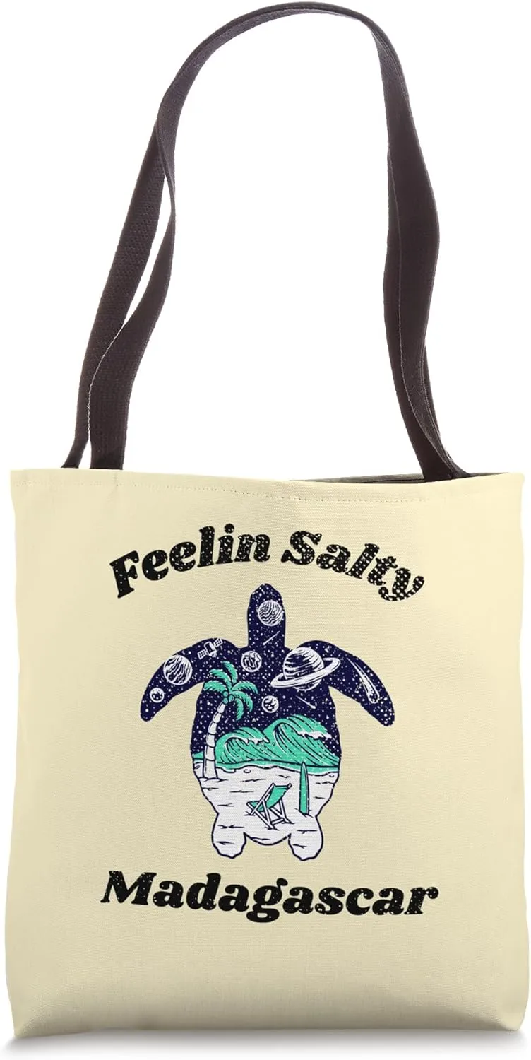 Feelin Salty Madagascar Vacation Travel Travel Tote Bag