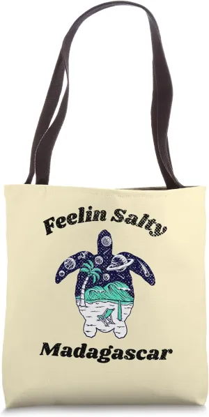 Feelin Salty Madagascar Vacation Travel Travel Tote Bag