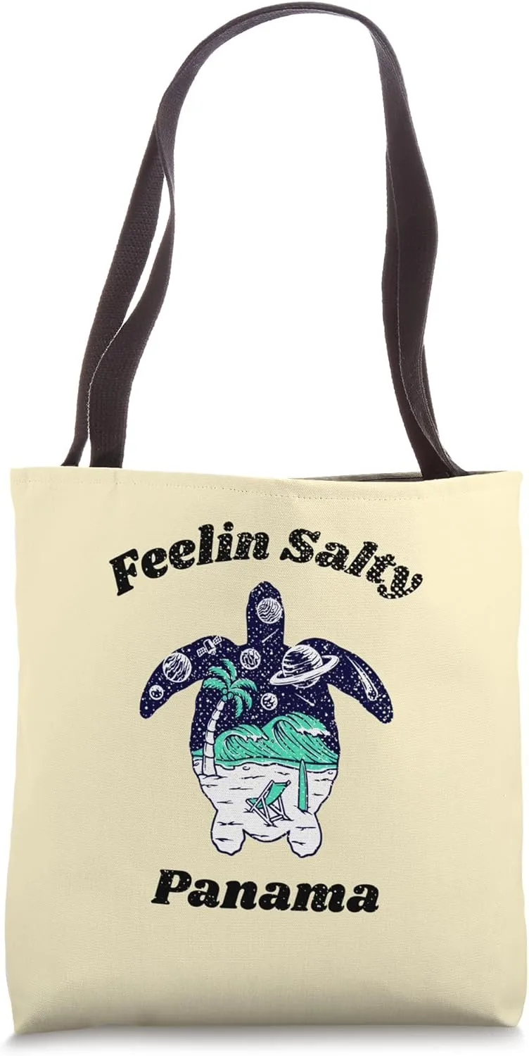 Feelin Salty Panama Vacation Travel Panama Tote Bag
