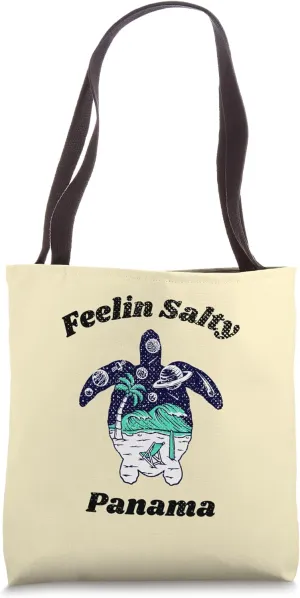 Feelin Salty Panama Vacation Travel Panama Tote Bag