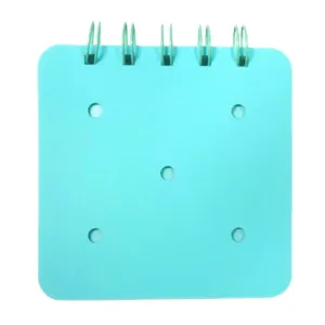 ffgguuiic 6 Pcs/Set Silicone Spirals Notepads Portable Journal Notebook Daily Planner Pocket Notebooks School Office Supplies